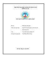 (TIỂU LUẬN) khái niệm hình thức pháp luật phần 2  các loại nguồn pháp luật phần 3  các loại nguồn của pháp luật việt nam 