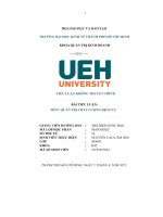 (TIỂU LUẬN) đề tài tập trung nghiên cứu giải quyết ba câu yêu cầu của những câu hỏi chính là   4 đặc tính dịch vụ là gì 