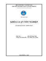 Khóa luận hoàn thiện tổ chức kế toán doanh thu, chi phí và xác định kết quả kinh doanh tại công ty TNHH máy tính ngọc khuê 
