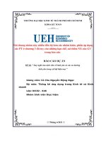 (TIỂU LUẬN) báo cáo dự án đề tài  suy nghĩ của sinh viên về tình yêu và các xu hướng tình yêu trong xã hội hiện nay 