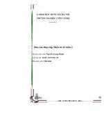 (TIỂU LUẬN) báo cáo thực tập điện tử số tuần 2  các dặc trưng của cổng logic   TTL 