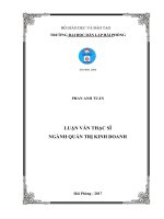 Khóa luận nâng cao năng lực cạnh tranh của công ty TNHH đan việt 
