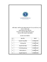 (TIỂU LUẬN) môn học NHỮNG QUY ĐỊNH CHUNG về LUẬT dân sự, tài sản và THỪA kế BUỔI THẢO LUẬN THỨ BA tài sản và QUYỀN đối với tài sản 