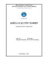 Khóa luận hoàn thiện công tác kế toán  thanh  toán  với  người  mua người bán tại công ty TNHH mai hiền 
