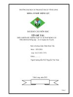 (TIỂU LUẬN) báo cáo môn học tên đề tài điều KHIỂN hệ THỐNG nạp và XUPAP ĐỘNG cơ điều khiển hệ thống nạp – xả và xupap của toyota 