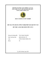 (TIỂU LUẬN) báo cáo đồ án tốt NGHIỆP đề tài ỨNG DỤNG CÔNG NGHỆ PHP GIẢI QUYẾT vấn đề VIỆC làm CHO SINH VIÊN UTC2 