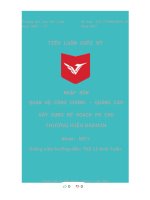 (TIỂU LUẬN) NHẬP môn QUAN hệ CÔNG CHÚNG   QUẢNG cáo xây DỰNG kế HOẠCH PR CHO THƯƠNG HIỆU BAEMIN 