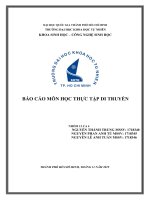 (TIỂU LUẬN) báo cáo môn học THỰC tập DI TRUYỀN QUAN sát tế bào BACILLUS SUBTILIS và SACCHAROMYCES CEREVISIAE, đo KÍCH THƯỚC VI SINH vật BẰNG TRẮC VI vật 