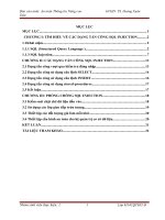 (TIỂU LUẬN) báo cáo môn an toàn thông tin nâng cao tìm HIỂU về các DẠNG tấn CÔNG SQL INJECTION 