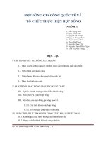 (TIỂU LUẬN) hợp ĐỒNG GIA CÔNG QUỐC tế và tổ CHỨC THỰC HIỆN hợp ĐỒNG 