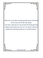 Tiểu luận phân tích các quy định của pháp luật hiện hành về bồi thường khi nhà nước thu hồi đất nông nghiệp 