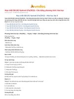 Hợp chất sắt (III) hydroxit (Fe(OH)3)   cân bằng phương trình hóa học 