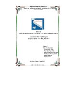 (TIỂU LUẬN) đề tài PHÂN TÍCH TÌNH HÌNH tài CHÍNH tập đoàn THÉP hòa PHÁT 