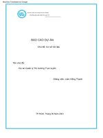 (TIỂU LUẬN) báo cáo dự án dự án quản lý thị trường trực tuyến chủ đề cơ sở dữ liệu 