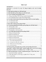 Khóa luận một số giải pháp nâng cao hiệu quả hoạt động sản xuất kinh doanh tại công ty cổ phần thương mại   vận tải thúy anh 