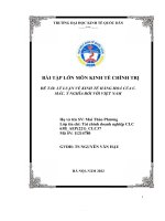 (TIỂU LUẬN) bài tập lớn môn KINH tế CHÍNH TRỊ đề tài lý LUẬN về KINH tế HÀNG HOÁ của c   mác  ý NGHĨA đối với VIỆT NAM 