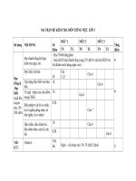 Ma tran de thi hoc ki 1 lop 3 sach CTST 