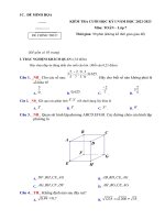 2  de đề toán lớp 7 năm 2023 cuối học kì 1 kết nối tri thức 