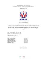 (TIỂU LUẬN) CÔNG CUỘC CHUYỂN đổi số của CÔNG TY cổ PHẦN THẾ GIỚI DI ĐỘNG và hệ THỐNG HOẠCH ĐỊNH NGUỒN lực DOANH NGHIỆP ERP 