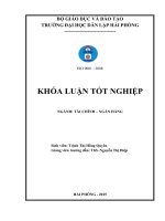 Khóa luận một số giải pháp nhằm nâng cao hiệu quả hoạt động tín dụng tại ngân hàng nông nghiệp và phát triển nông thôn việt nam chi nhánh kỳ sơn hải phòng 
