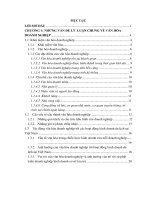 (TIỂU LUẬN) một số đề ấ xu t nh m hoàn thi ằ ện và nâng cao văn hóa doanh nghiệp tại công ty liên doanh làng qu c t ố ế hƣớng dƣơng 