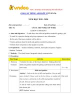 giao an tieng anh lop 12 tuan 26 sach moi 