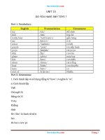 bai tap chuyen sau tieng anh 3 bai 15