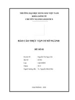 (TIỂU LUẬN) báo cáo THỰC tập cơ sở NGÀNH  tìm HIỂU về các vị TRÍ VIỆC làm của CÔNG TY INTERPLUS LOGISTICS 