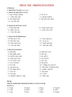 Bài 1: Pronunciation