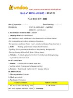 giao an tieng anh lop 12 tuan 32 sach moi 