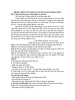 ĐỀ đọc HIỂU NGỮ LIỆU NGOÀI SÁCH GIÁO KHOA TẶNG 