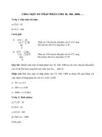 ly thuyet chia mot so thap phan voi 10 100 1000 lop 5 