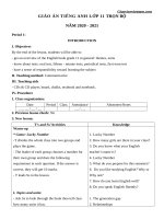 giao an tieng anh lop 11 moi thi diem tron bo 