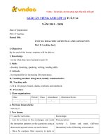 giao an tieng anh lop 11 tuan 34 sach moi 