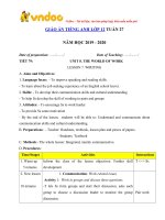 giao an tieng anh lop 12 tuan 27 sach moi 