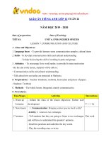 giao an tieng anh lop 12 tuan 21 sach moi 