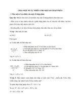 ly thuyet chia mot so tu nhien cho mot so thap phan lop 5 