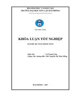 Khóa luận tốt nghiệp hoàn thiện công tác hàng hóa tại công ty TNHH đầu tư và thương mại đức huy 