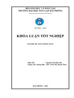 Khoá luận tốt nghiệp hoàn thiện công tác kế toán vốn bằng tiền tại công ty cổ phần đầu tƣ cửu long 