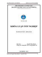 Khoá luận tốt nghiệp hoàn thiện tổ chức kế toán chi phí, doanh thu và xác định kết quả kinh doanh tại công ty cổ phần thép việt nhật 
