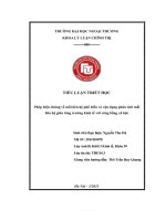 (TIỂU LUẬN) phép biện chứng về mối liên hệ phổ biến và vận dụng phân tích mối liên hệ giữa tăng trưởng kinh tế với công bằng xã hội  