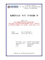 Khóa luận tốt nghiệp quy trình giao nhận hàng hóa nhập khẩu nguyên container bằng đường biển tại công ty TNHH vận tải  thương mại quốc việt 