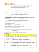 giao an tieng anh lop 12 tuan 16 sach moi 