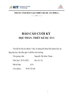 (TIỂU LUẬN) báo cáo THIẾT kế dự án i việc sử dụng đồ nhựa khó phân hủy tại làng đại học thủ đức gây ô nhiễm môi trường 