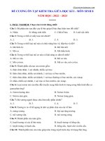 De cuong on tap sinh hoc 8 giua HK 1 nam 2022 2023 