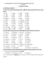 bai tap tieng anh lop 10 unit 9 undersea world co dap an 