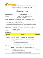 giao an tieng anh lop 12 tuan 20 sach moi 