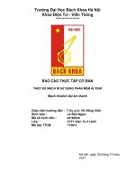 (TIỂU LUẬN) báo cáo THỰC tập cơ bản THIẾT kế MẠCH IN sử DỤNG PHẦN mềm ALTIUM mạch khuếch đại âm thanh 