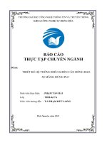 (TIỂU LUẬN) báo cáo THỰC tập CHUYỀN NGÀNH đề tài THIẾT kế hệ THỐNG điều KHIỂN cân ĐÓNG BAO XI MĂNG DÙNG PLC 
