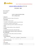 giao an tieng anh lop 11 tuan 28 sach moi 